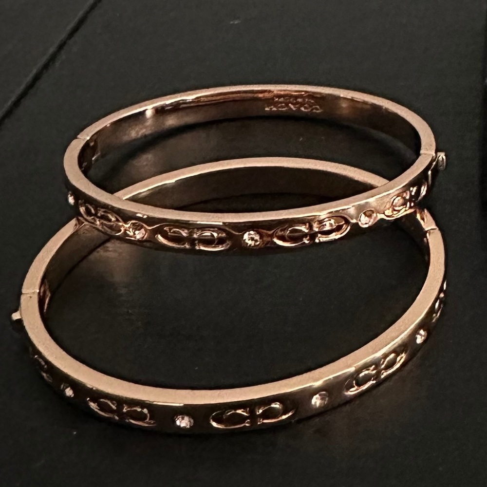 Coach Rose Gold Bangle